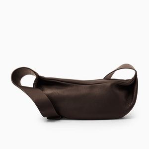 COS Swing Crossbody bag in Dark Brown